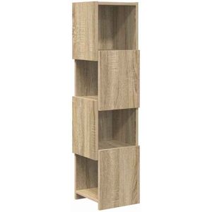 vidaXL Hoekkast Sonoma Eik 25,5x25x102cm Bewerkt hout vidaXL Hoekkast Sonoma Eik 25,5x25x102cm Bewerkt hout