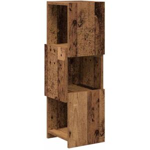 vidaXL Hoekkast Oudhout 25,5x25x80cm Bewerkt hout vidaXL Hoekkast Oudhout 25,5x25x80cm Bewerkt hout