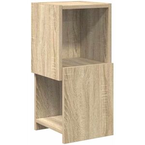 vidaXL Hoekkast Sonoma Eik 25,5x25x55cm Bewerkt hout vidaXL Hoekkast Sonoma Eik 25,5x25x55cm Bewerkt hout