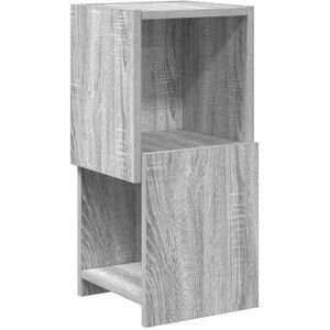 vidaXL Hoekkast Grijs Sonoma 25,5x25x55cm Bewerkt hout vidaXL Hoekkast Grijs Sonoma 25,5x25x55cm Bewerkt hout