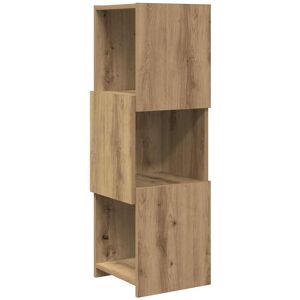 vidaXL Hoekkast Artisan Eiken 30,5x30x95cm Bewerkt hout vidaXL Hoekkast Artisan Eiken 30,5x30x95cm Bewerkt hout