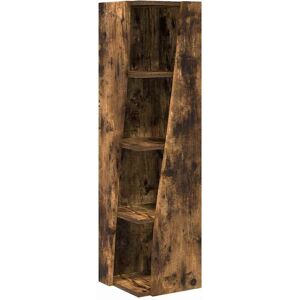 vidaXL Hoekkast Rook Eiken 27,5x27x102cm Bewerkt hout vidaXL Hoekkast Rook Eiken 27,5x27x102cm Bewerkt hout