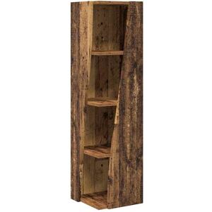 vidaXL Hoekkast Oudhout 27,5x27x102cm Bewerkt hout vidaXL Hoekkast Oudhout 27,5x27x102cm Bewerkt hout