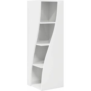 vidaXL Hoekkast Hoogglans wit 32x32x102cm Bewerkt hout vidaXL Hoekkast Hoogglans wit 32x32x102cm Bewerkt hout