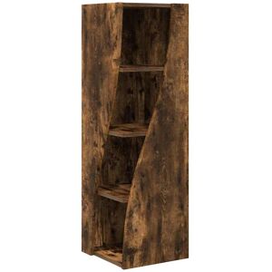 vidaXL Hoekkast Rook Eiken 32x32x102cm Bewerkt hout vidaXL Hoekkast Rook Eiken 32x32x102cm Bewerkt hout