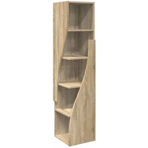 vidaXL Hoekkast Sonoma Eik 32x32x140cm Bewerkt hout vidaXL Hoekkast Sonoma Eik 32x32x140cm Bewerkt hout