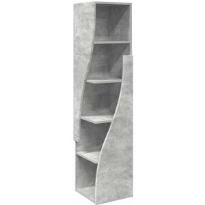 vidaXL Hoekkast Beton Grijs 32x32x140cm Bewerkt hout vidaXL Hoekkast Beton Grijs 32x32x140cm Bewerkt hout