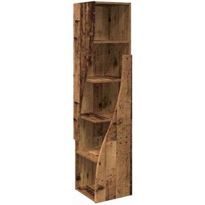 vidaXL Hoekkast Oudhout 32x32x140cm Bewerkt hout vidaXL Hoekkast Oudhout 32x32x140cm Bewerkt hout