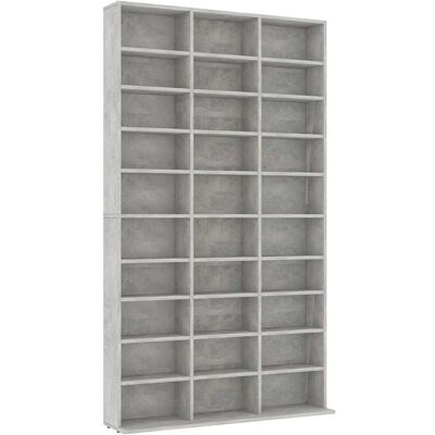 vidaXL Cd-kast 102x16x177,5 cm bewerkt hout betongrijs vidaXL Cd-kast 102x16x177,5 cm bewerkt hout betongrijs