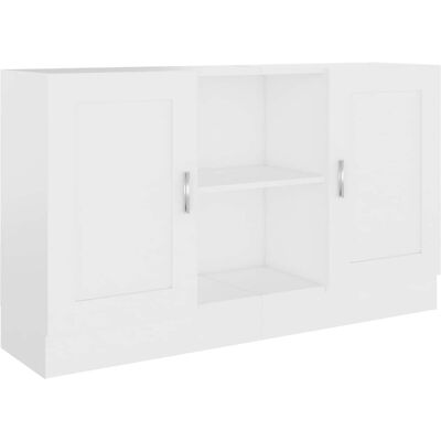 vidaXL Dressoir 120x30,5x70 cm bewerkt hout wit vidaXL Dressoir 120x30,5x70 cm bewerkt hout wit