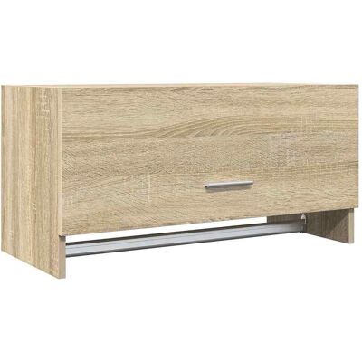 vidaXL Kledingkast 70x32,5x35 cm bewerkt hout sonoma eikenkleurig vidaXL Kledingkast 70x32,5x35 cm bewerkt hout sonoma eikenkleurig
