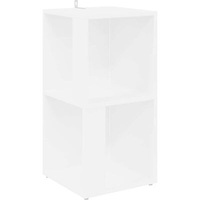 vidaXL Hoekkast 33x33x67 cm bewerkt hout wit vidaXL Hoekkast 33x33x67 cm bewerkt hout wit