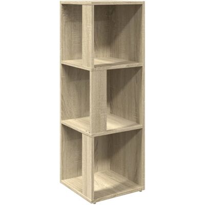 vidaXL Hoekkast 33x33x100 cm bewerkt hout sonoma eikenkleurig vidaXL Hoekkast 33x33x100 cm bewerkt hout sonoma eikenkleurig