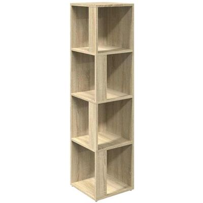 vidaXL Hoekkast 33x33x132 cm bewerkt hout sonoma eikenkleurig vidaXL Hoekkast 33x33x132 cm bewerkt hout sonoma eikenkleurig