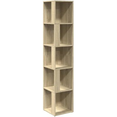 vidaXL Hoekkast 33x33x164,5 cm bewerkt hout sonoma eikenkleurig vidaXL Hoekkast 33x33x164,5 cm bewerkt hout sonoma eikenkleurig
