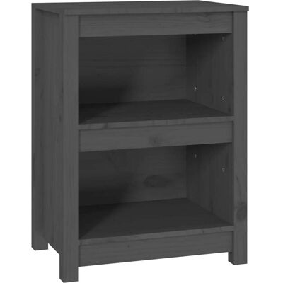 vidaXL Boekenkast 50x35x68 cm massief grenenhout grijs vidaXL Boekenkast 50x35x68 cm massief grenenhout grijs