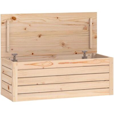 vidaXL Opbergbox 89x36,5x33 cm massief grenenhout vidaXL Opbergbox 89x36,5x33 cm massief grenenhout