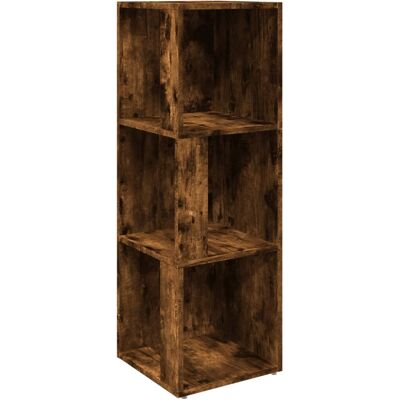 vidaXL Hoekkast 33x33x100 cm bewerkt hout gerookt eikenkleurig vidaXL Hoekkast 33x33x100 cm bewerkt hout gerookt eikenkleurig