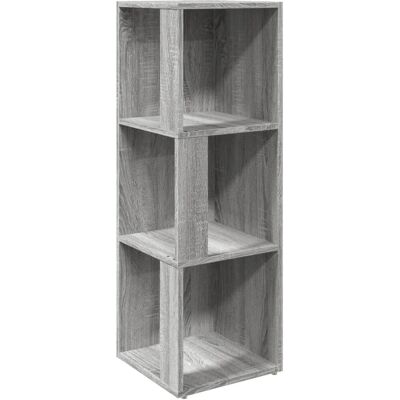 vidaXL Hoekkast 33x33x100 cm bewerkt hout grijs sonoma eikenkleurig vidaXL Hoekkast 33x33x100 cm bewerkt hout grijs sonoma eikenkleurig