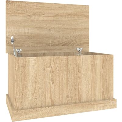 vidaXL Opbergbox Sonoma Eiken 70x40x38 cm Bewerkt Hout vidaXL Opbergbox Sonoma Eiken 70x40x38 cm Bewerkt Hout