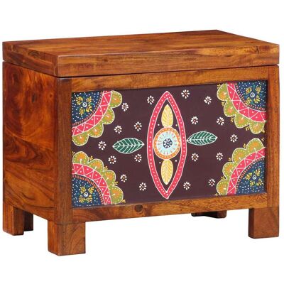 vidaXL Opbergbox Multikleur 50 x 30 x 40 cm Massief acaciahout vidaXL Opbergbox Multikleur 50 x 30 x 40 cm Massief acaciahout
