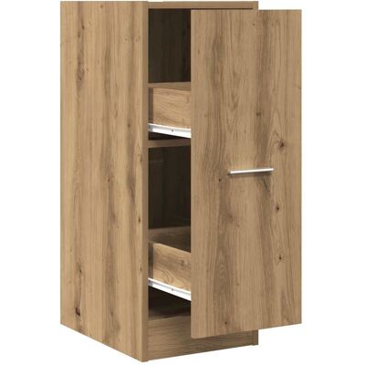 vidaXL Apothekerskast 30x41x77,5 cm bewerkt hout artisanaal eikenkleur vidaXL Apothekerskast 30x41x77,5 cm bewerkt hout artisanaal eikenkleur
