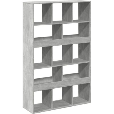vidaXL Boekenkast 100x33x156,5 cm bewerkt hout betongrijs vidaXL Boekenkast 100x33x156,5 cm bewerkt hout betongrijs