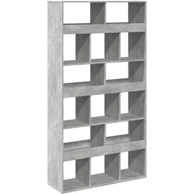 vidaXL Boekenkast 100x33x187,5 cm bewerkt hout betongrijs vidaXL Boekenkast 100x33x187,5 cm bewerkt hout betongrijs