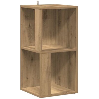 vidaXL Hoekkast 33x33x67 cm bewerkt hout artisanaal eikenkleur vidaXL Hoekkast 33x33x67 cm bewerkt hout artisanaal eikenkleur