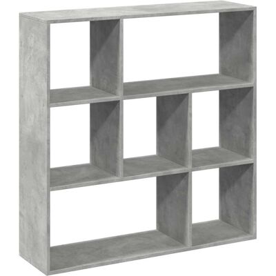 vidaXL Kamerscherm / boekenkast 102x29x103,5 cm hout betongrijs vidaXL Kamerscherm / boekenkast 102x29x103,5 cm hout betongrijs
