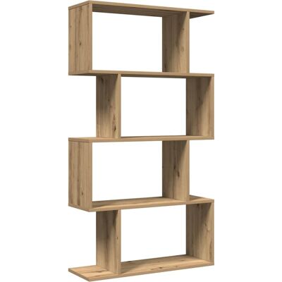 vidaXL Kamerscherm / boekenkast 4-laags 70x24x129 cm hout artisanaal vidaXL Kamerscherm / boekenkast 4-laags 70x24x129 cm hout artisanaal