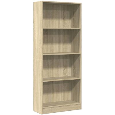 vidaXL Boekenkast 60x24x143 cm bewerkt hout sonoma eikenkleurig vidaXL Boekenkast 60x24x143 cm bewerkt hout sonoma eikenkleurig