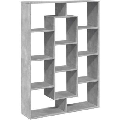 vidaXL Boekenkast 102x29x143 cm bewerkt hout betongrijs vidaXL Boekenkast 102x29x143 cm bewerkt hout betongrijs