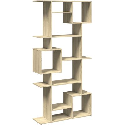 vidaXL Boekenkast 92x29x188 cm bewerkt hout sonoma eikenkleurig vidaXL Boekenkast 92x29x188 cm bewerkt hout sonoma eikenkleurig