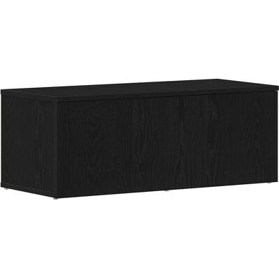 vidaXL TV Kast 80x34x30 cm Zwart Eiken Bewerkt hout vidaXL TV Kast 80x34x30 cm Zwart Eiken Bewerkt hout
