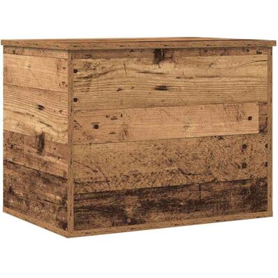 vidaXL Opslagdoos Oud hout 60 x 42 x 46 cm Bewerkt hout vidaXL Opslagdoos Oud hout 60 x 42 x 46 cm Bewerkt hout