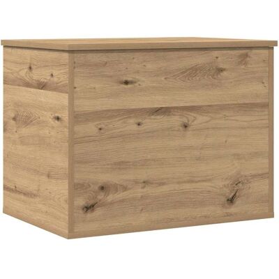 vidaXL Opslagdoos artisanaal eikenkleurig 60 x 42 x 46 cm Bewerkt hout vidaXL Opslagdoos artisanaal eikenkleurig 60 x 42 x 46 cm Bewerkt hout