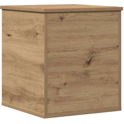 vidaXL Opslagdoos Artisan Eiken 40 x 42 x 46 cm Bewerkt hout vidaXL Opslagdoos Artisan Eiken 40 x 42 x 46 cm Bewerkt hout