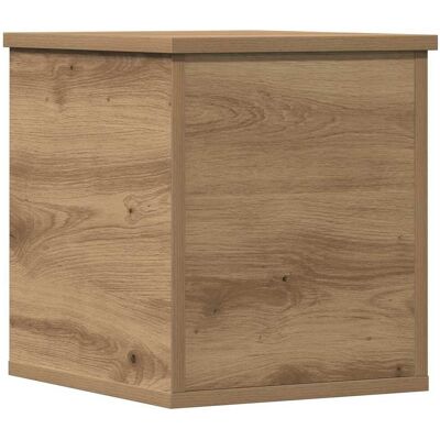 vidaXL Opslagdoos Artisan Eiken 30 x 35 x 35 cm Bewerkt hout vidaXL Opslagdoos Artisan Eiken 30 x 35 x 35 cm Bewerkt hout