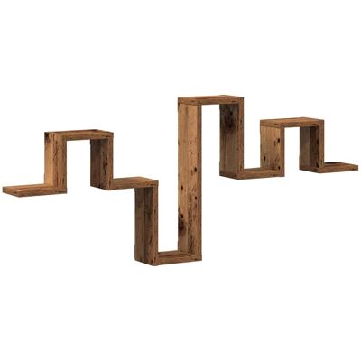 vidaXL Wandplank Muurmontage Oudhout 104,5 x 43 x 10 cm vidaXL Wandplank Muurmontage Oudhout 104,5 x 43 x 10 cm