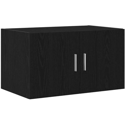 vidaXL Wandkast Zwart eiken 70 x 42.5 x 40 cm Bewerkt hout vidaXL Wandkast Zwart eiken 70 x 42.5 x 40 cm Bewerkt hout