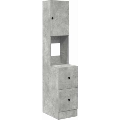 vidaXL Keuken Kast Grijs 35 x 50 x 180 cm Bewerkt hout vidaXL Keuken Kast Grijs 35 x 50 x 180 cm Bewerkt hout
