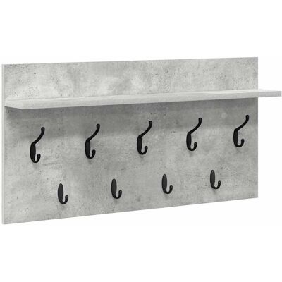 vidaXL Wandgemonteerde kapstok Muurmontage Beton Grijs 80 x 40 x 12 cm vidaXL Wandgemonteerde kapstok Muurmontage Beton Grijs 80 x 40 x 12 cm