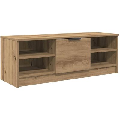 vidaXL TV Kast 102 x 35 x 36,5 cm Artisan Eiken Bewerkt hout vidaXL TV Kast 102 x 35 x 36,5 cm Artisan Eiken Bewerkt hout