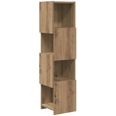 vidaXL Hoekkast 25,5x25x102cm Bewerkt hout Artisan Eiken vidaXL Hoekkast 25,5x25x102cm Bewerkt hout Artisan Eiken