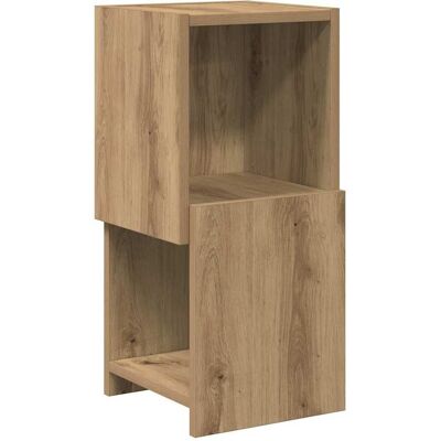 vidaXL Hoekkast 25,5x25x55cm Bewerkt hout Artisan Eiken vidaXL Hoekkast 25,5x25x55cm Bewerkt hout Artisan Eiken