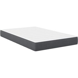 vidaXL Bedmatras met matras Grijs 120 x 190 cm Stof vidaXL Bedmatras met matras Grijs 120 x 190 cm Stof