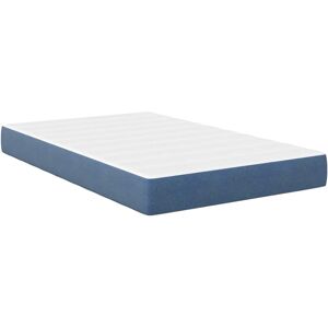 vidaXL Bedmatras met matras Blauw 120 x 200 cm Stof vidaXL Bedmatras met matras Blauw 120 x 200 cm Stof