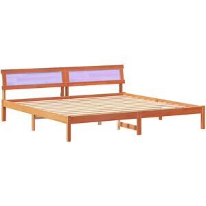 vidaXL Bedframe Wasbruin 180 x 200 cm Massief grenenhout vidaXL Bedframe Wasbruin 180 x 200 cm Massief grenenhout