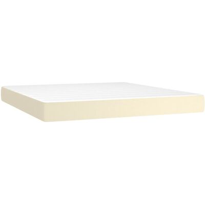 vidaXL Pocketvering Bedmatras Medium 160 x 200 cm 20 cm Crèmekleurig vidaXL Pocketvering Bedmatras Medium 160 x 200 cm 20 cm Crèmekleurig